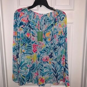 New With Tags Lilly Pulitzer Long Sleeve Shirt Size Small